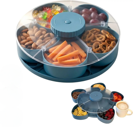Serving tray Rotatable for snack and appetizers