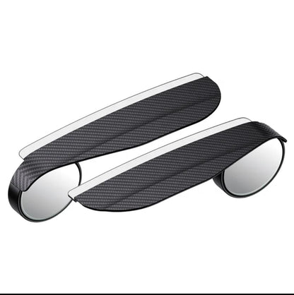 360° Adjustable Rearview Blind Spot Mirror With Rain Guard (Set Of 2)