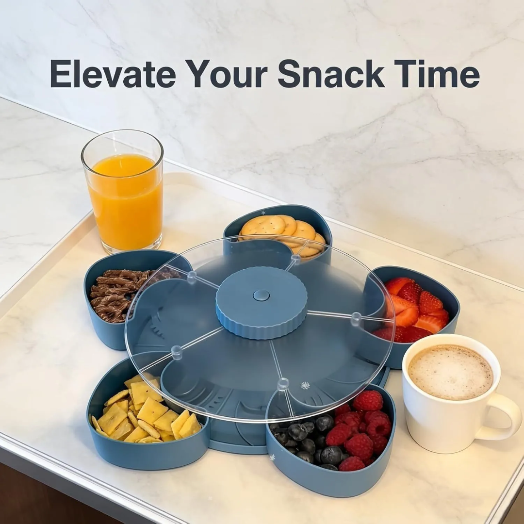 Serving tray Rotatable for snack and appetizers