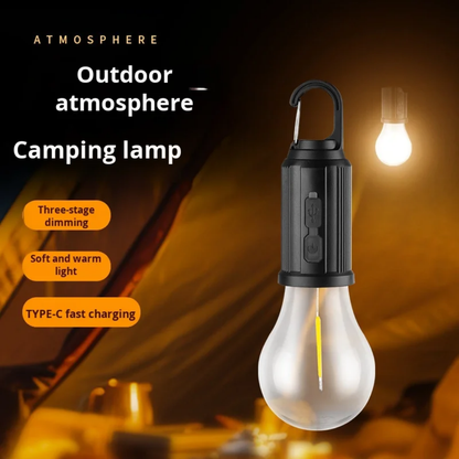 Solar + USB Rechargeable Unbreakable LED Lamp