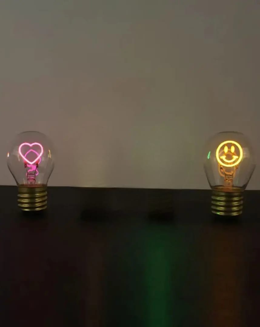 Decorative LED Light Bulb Lamp – USB Rechargeable