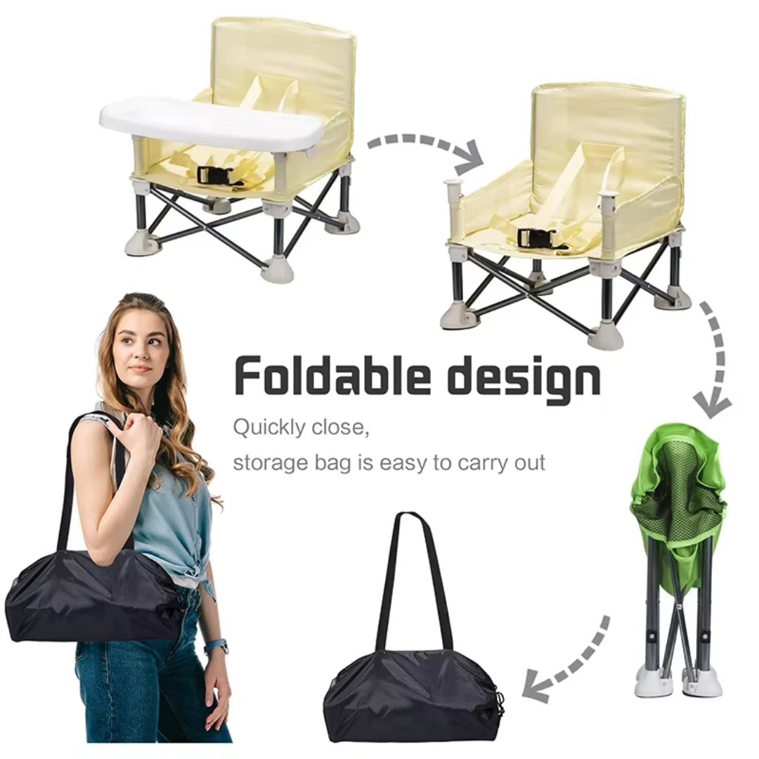 Portable foldable baby chair