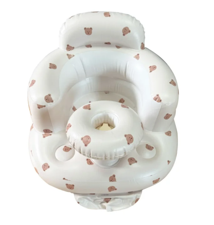 Anti-Fall Inflatable Baby Tray Chair With Built-In Air Pump