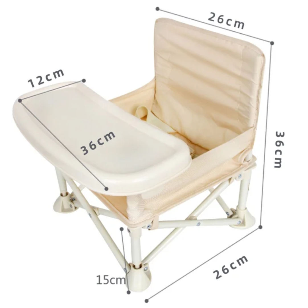 Portable foldable baby chair