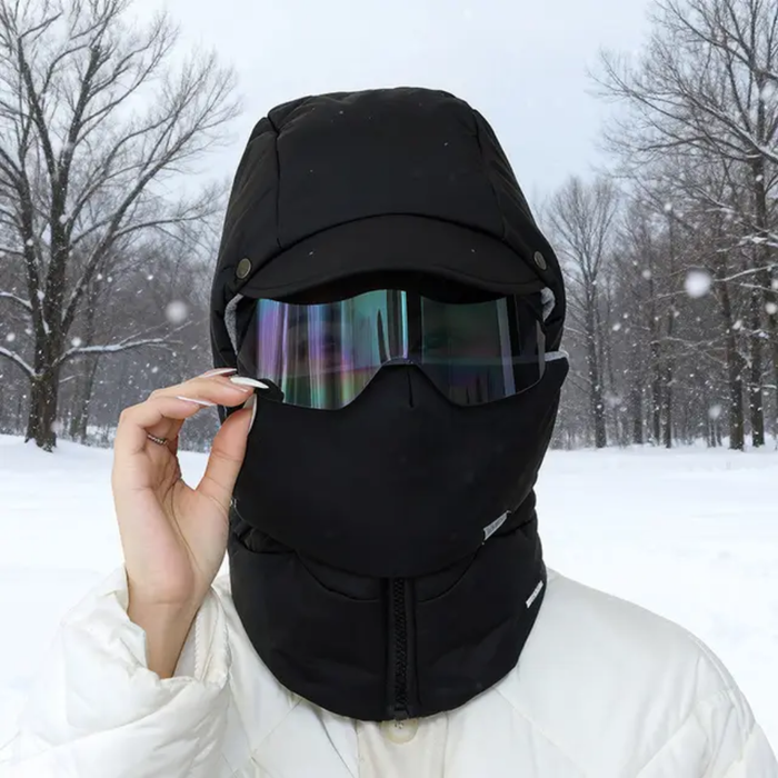 Unisex Winter Hat With Mask & Scarf – Waterproof & Fleece Lined