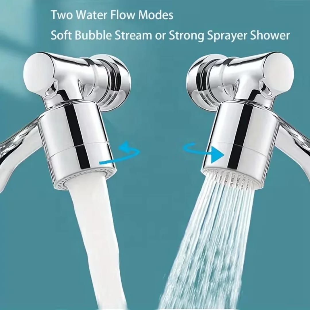 Universal Rotating Faucet Extender-Stainless Steel