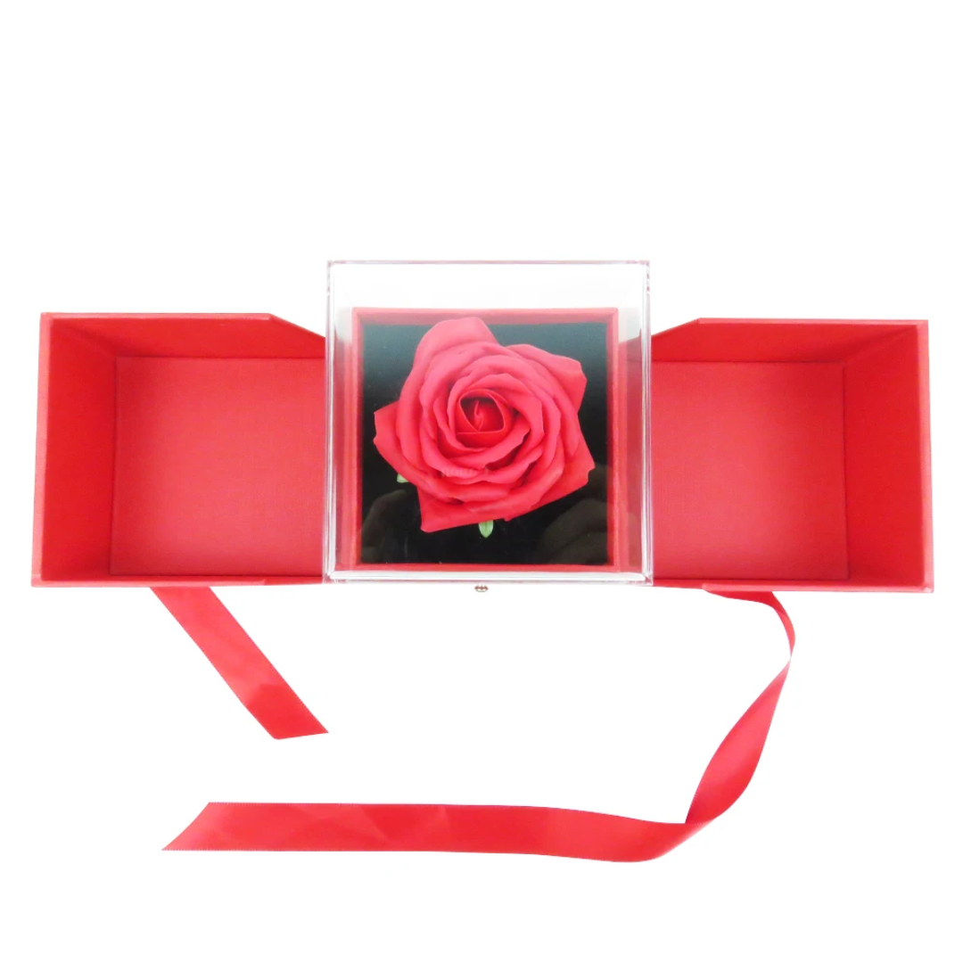 Jewelry Gift Box with Eternal Rose