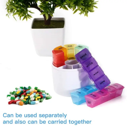 Weekly Pill Organizer – Medicine Storage
