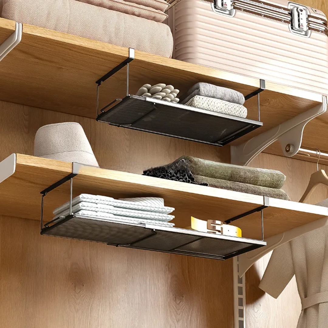 Multifunction organizer storage shelf rack extandable