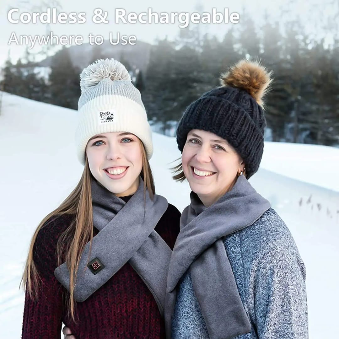 Unisex Winter Heating Scarf with Powerbank