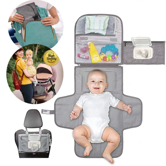Portable Baby Diaper Changing Station – All-in-One Organizer
