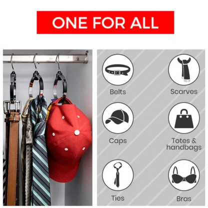 Multifunctional Metal Closet Hanger Hook