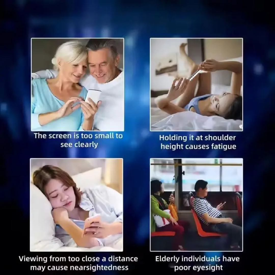 12” HD Phone Screen Magnifier – 3D Amplifier Stand