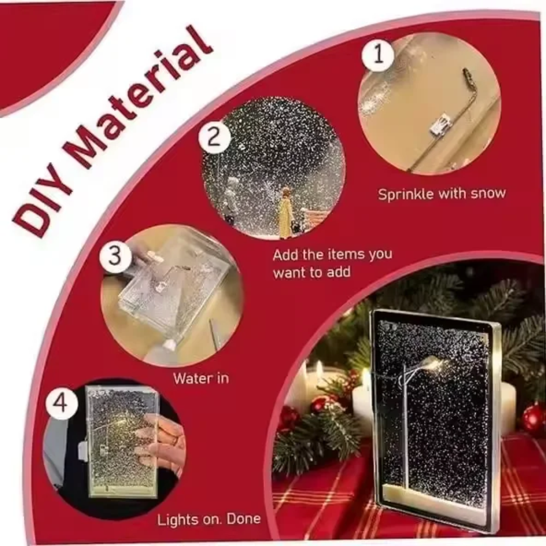 Snowfall Street Lamp Light – DIY Decorative LED Night Lamp
