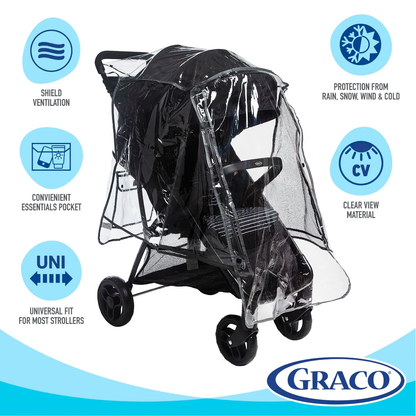 Waterproof Baby Stroller Rain Cover Large