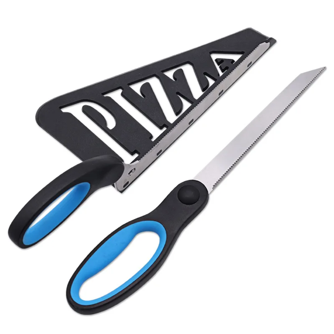 2in1 Pizza scissors and server spatula stainless steel