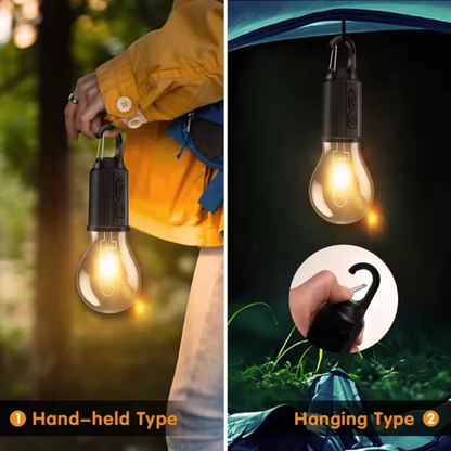 Solar + USB Rechargeable Unbreakable LED Lamp