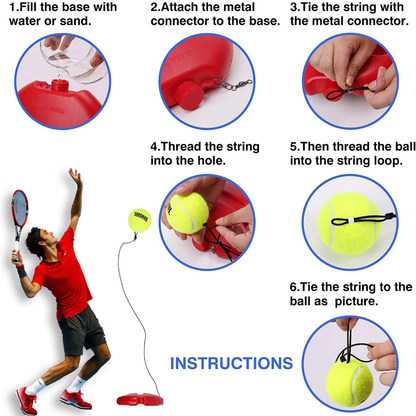 Solo Tennis Rebound Trainer