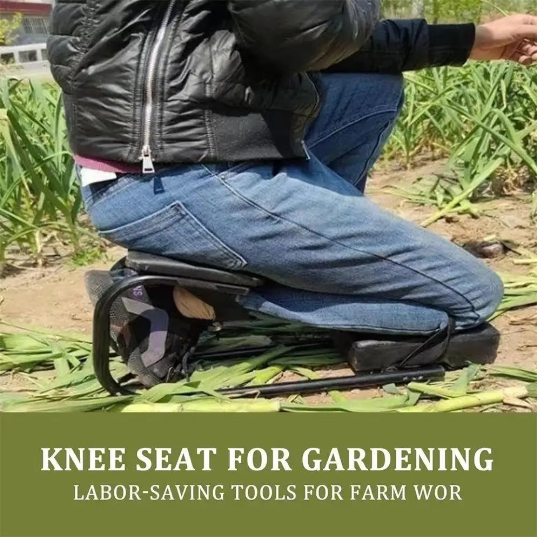 Portable kneeling stool labor protecting knee
