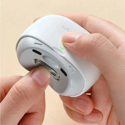 Rechargeable Electric Nail Trimmer With LED Light – Safe & Silent