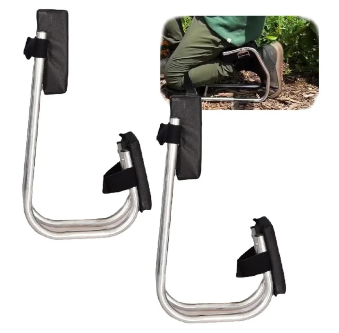 Portable kneeling stool labor protecting knee