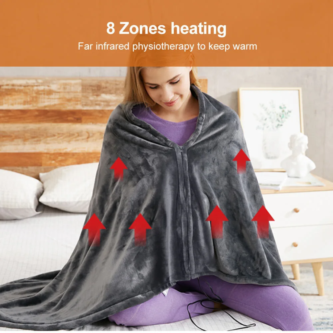 Wearable Heated shawl with 3 Temperature Levels