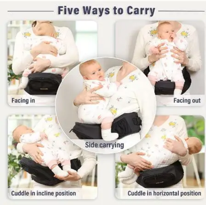 Baby Hip Seat Carrier Belt – Adjustable & Back Supportive