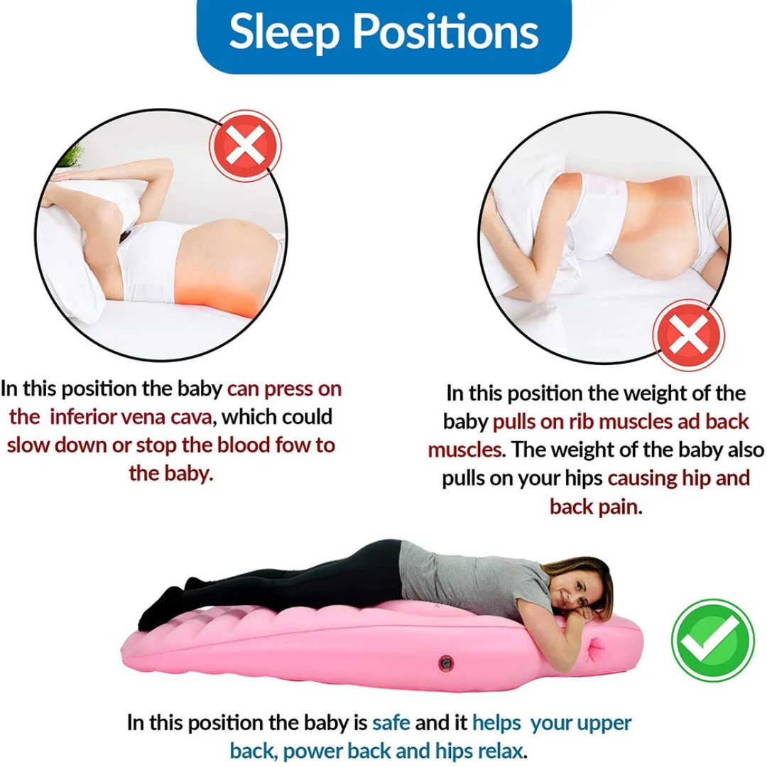 Waterproof Pregnancy air sleeping pillow and pool float