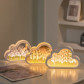 2-in-1 Mirror And 3D LED Light – Cloud Tulip Flowers