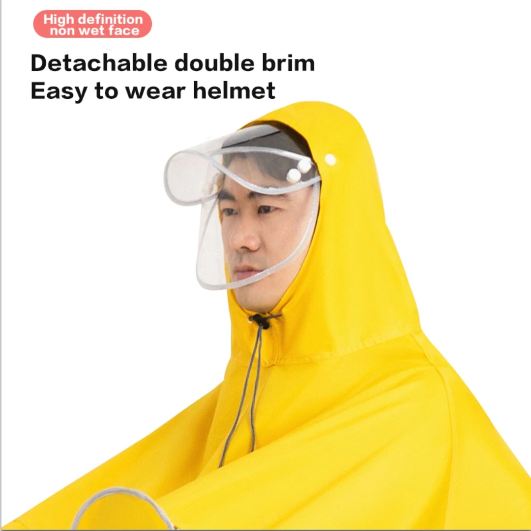 Waterproof Motorcycle Rain Poncho 5XL full cover