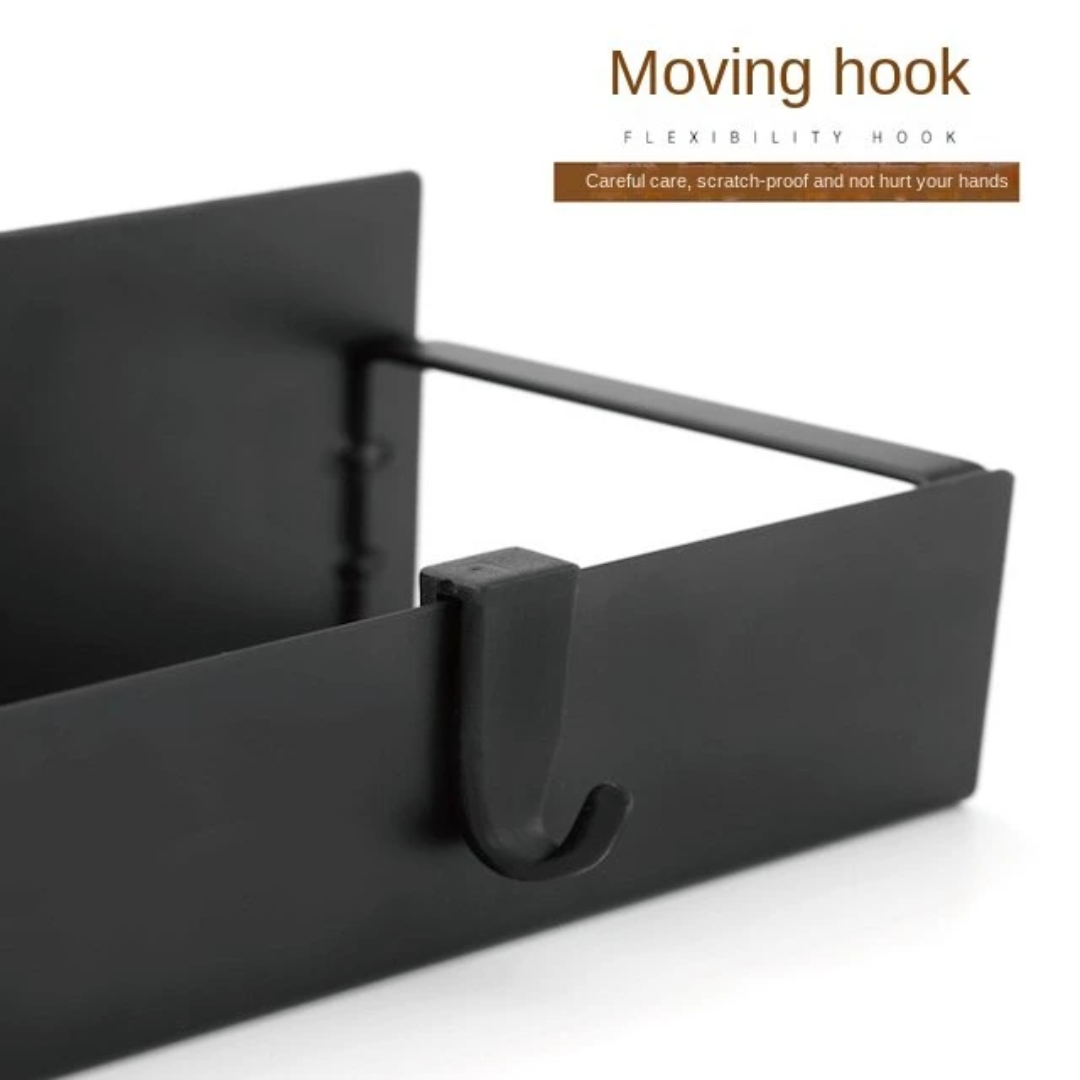 Magnetic shelves with Hooks set of 2-piece