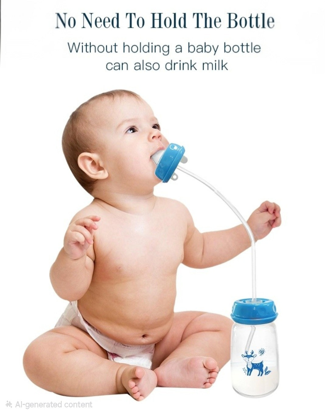 2-in-1 feeding bottle and Hand-free drinking. BPA free