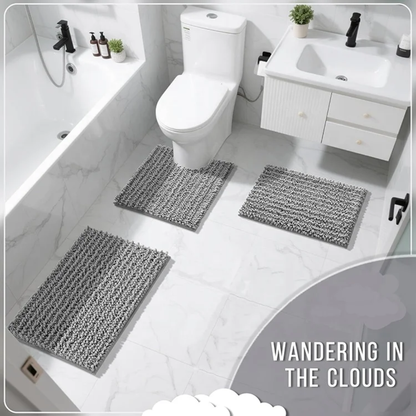 Absorbent Chenille Bath Mat – Non-Slip