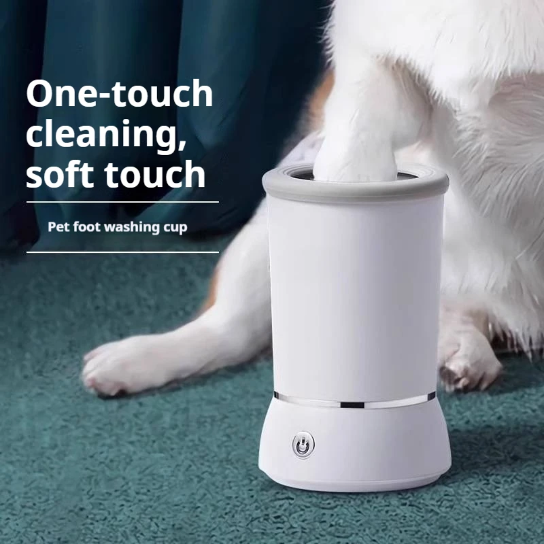 Automatic Dog Paw Cleaner Cup – Electric Pet Foot Washer