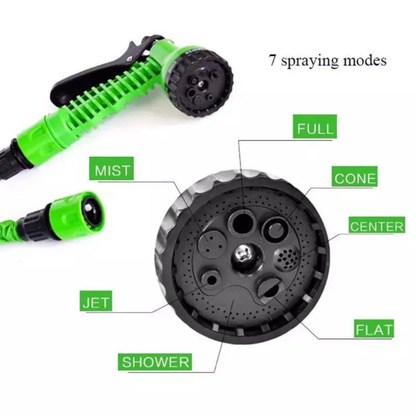 Expandable Garden Hose & Spray Gun 15m