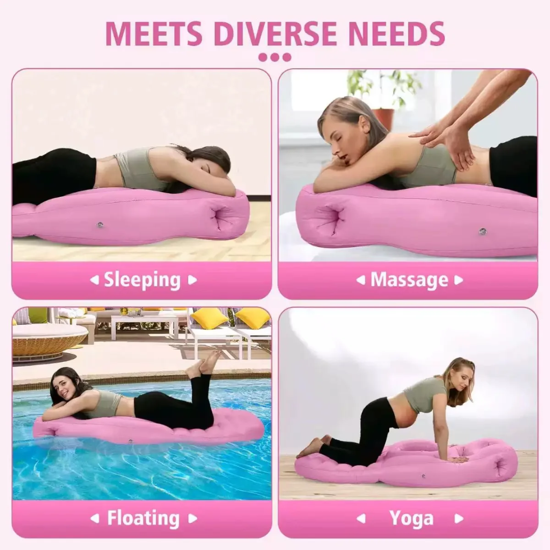 Waterproof Pregnancy air sleeping pillow and pool float