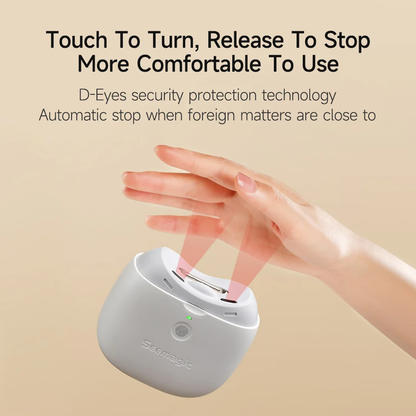 Rechargeable Electric Nail Trimmer With LED Light – Safe & Silent