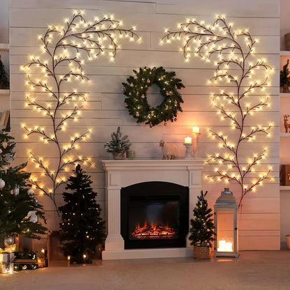 144 LED Tree Branch Wall Lights 2.3m Decorative With Remote Control