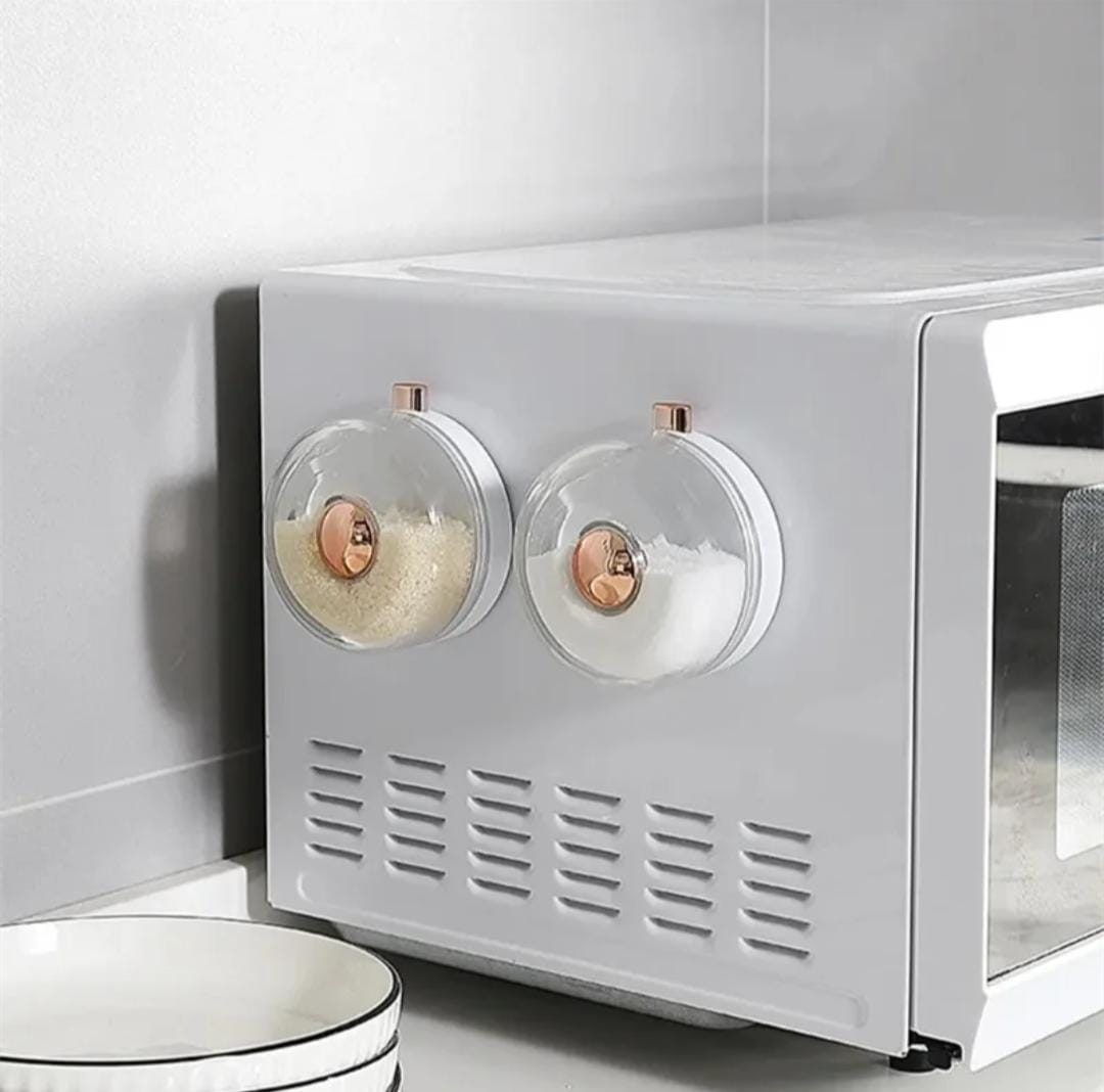 Wall Mounted Magnetic Spice Dispenser Set of 3-piece