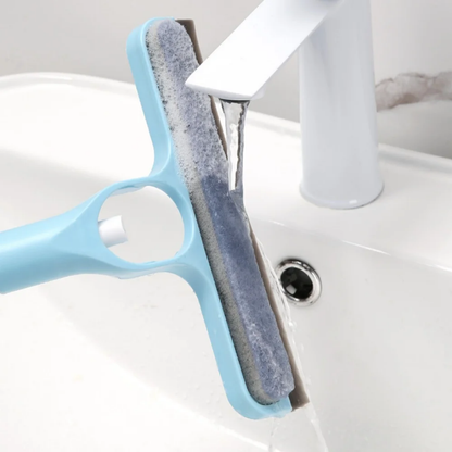 Spray Window Squeegee With Sponge – Long Handle