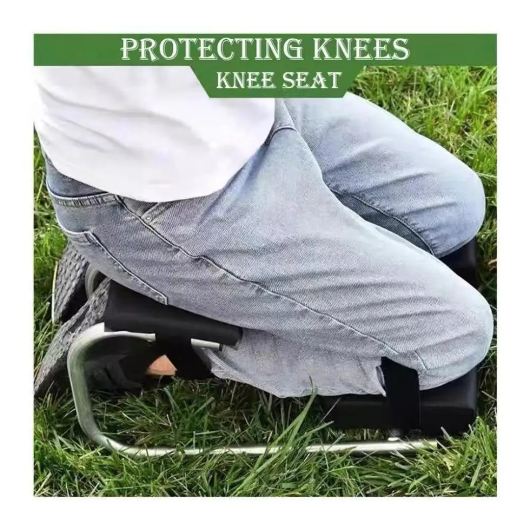 Portable kneeling stool labor protecting knee
