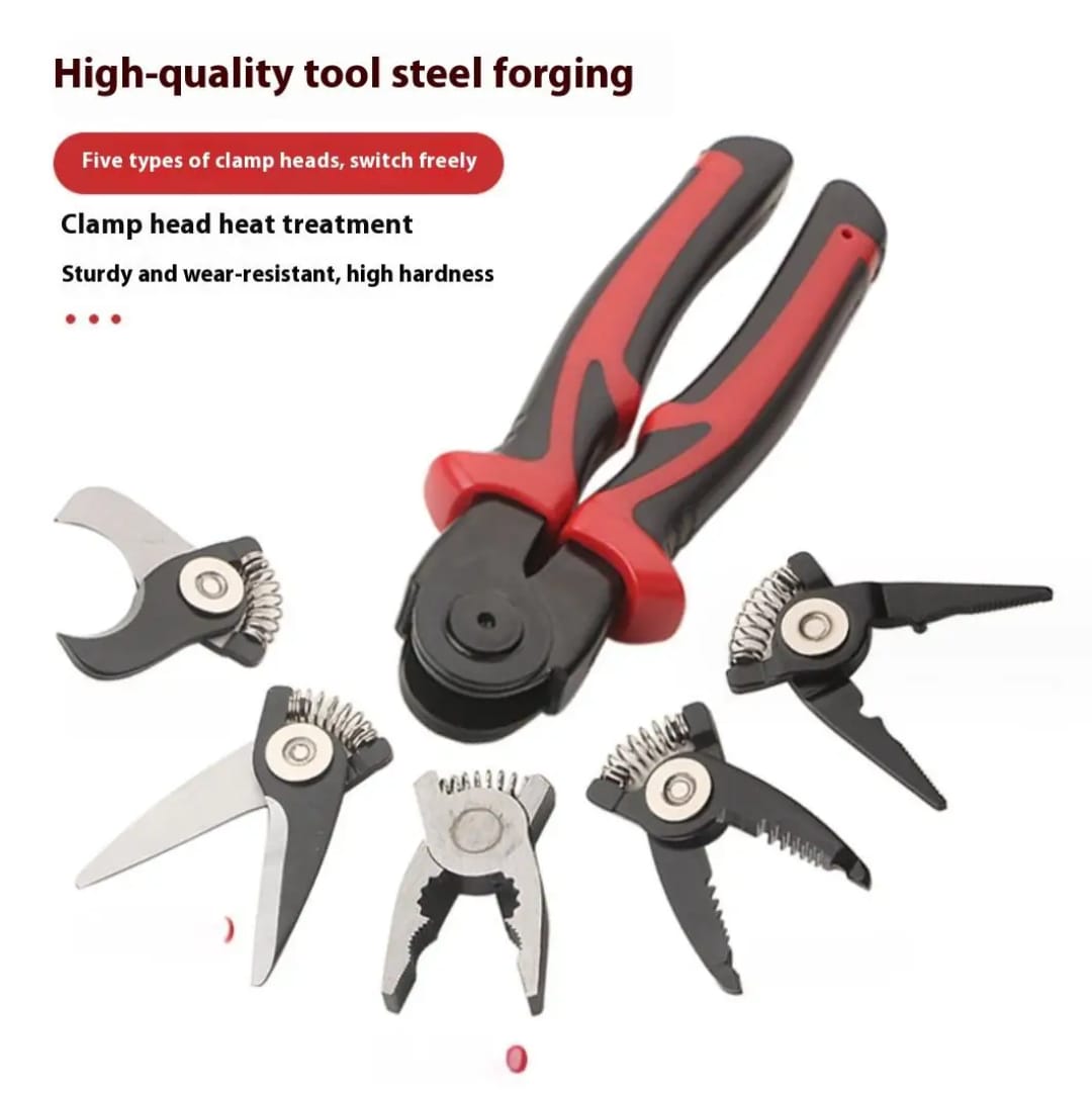 5-in-1 multifunctional tool Pliers & wire strippers tool set