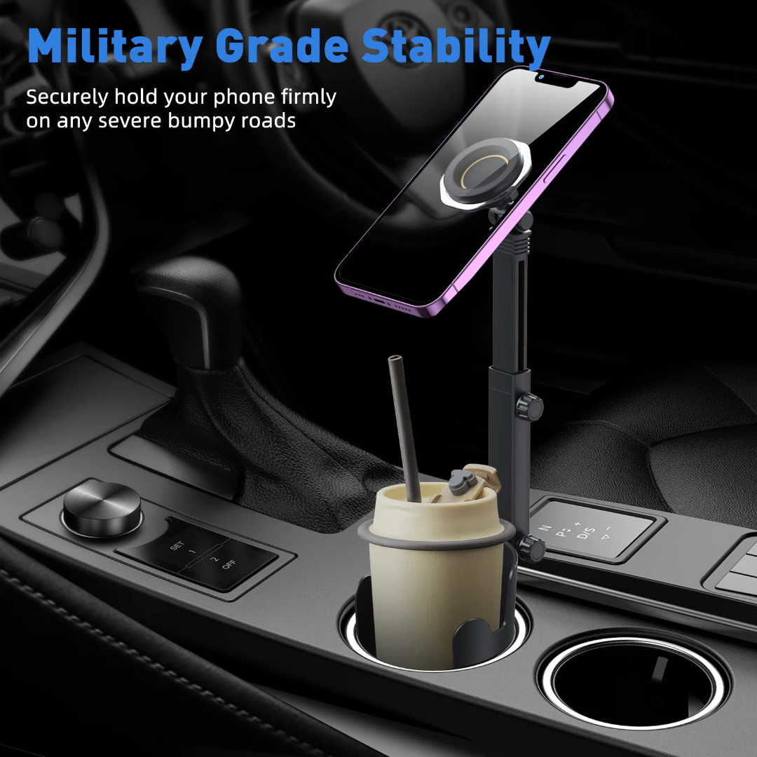 360° rotating car cup phone magnetic stand