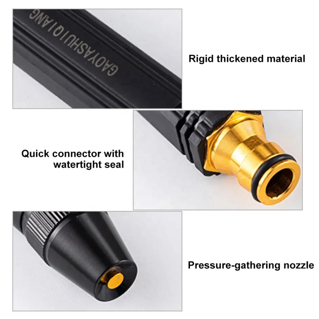 High Pressure Metal water gun with 3 adjustable spray Patterns