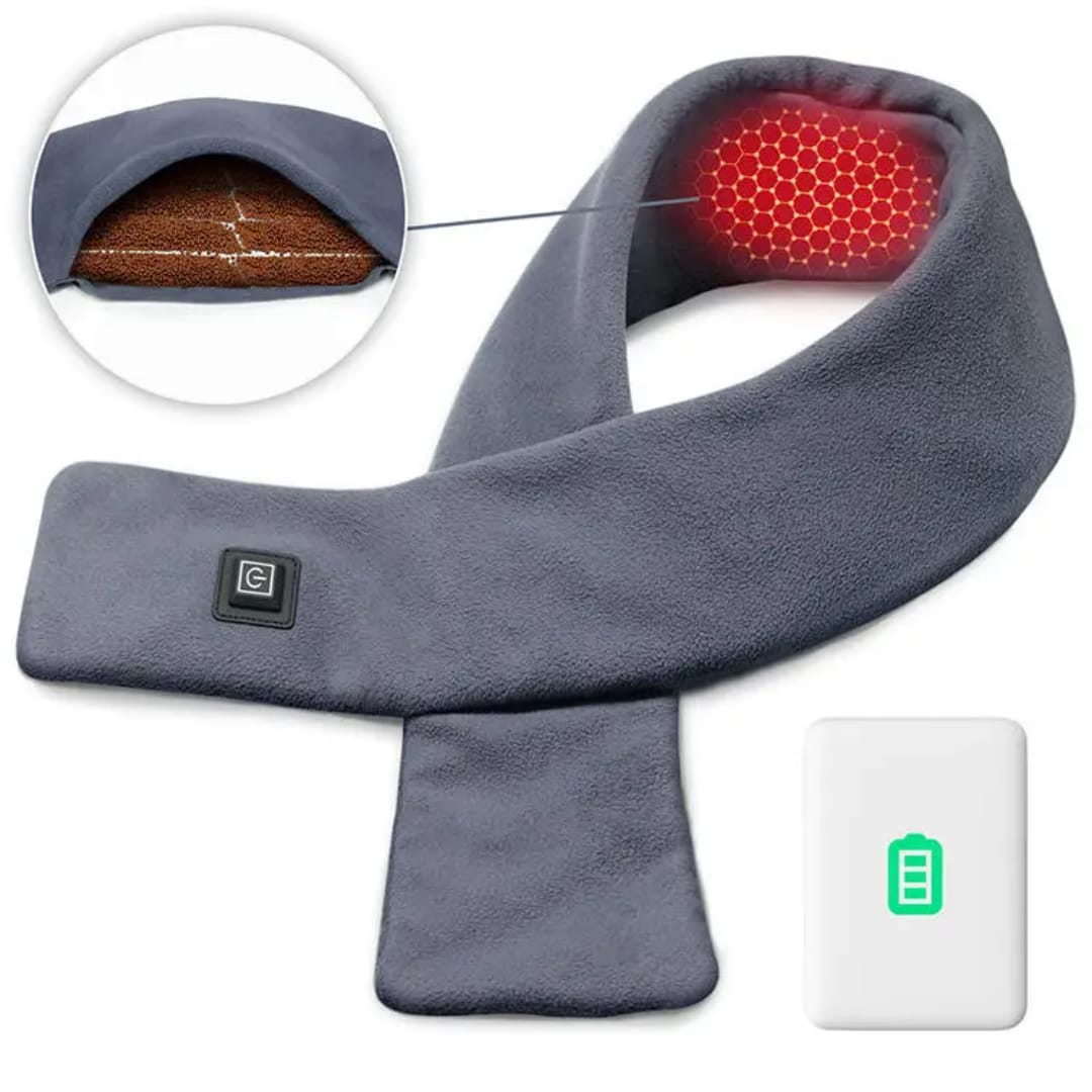 Unisex Winter Heating Scarf with Powerbank