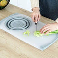 3-in-1 Folding Cutting Board 50cm – Wash, Drain & Cut