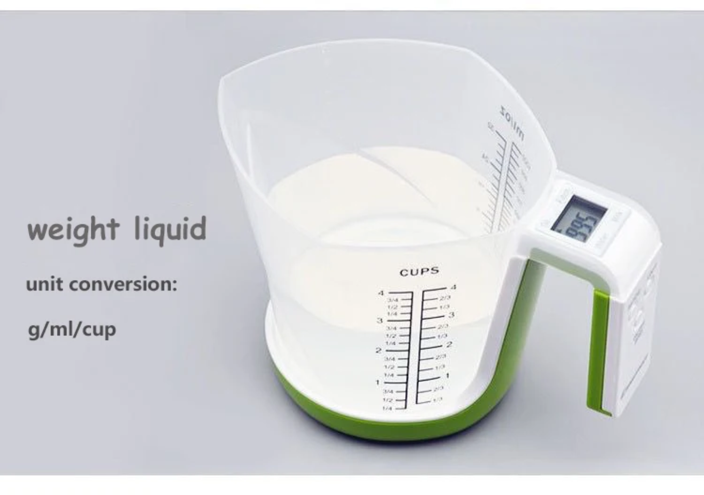 Digital Scale with Measuring Cup - 1.5 Liters