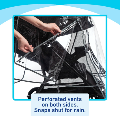 Waterproof Baby Stroller Rain Cover Large