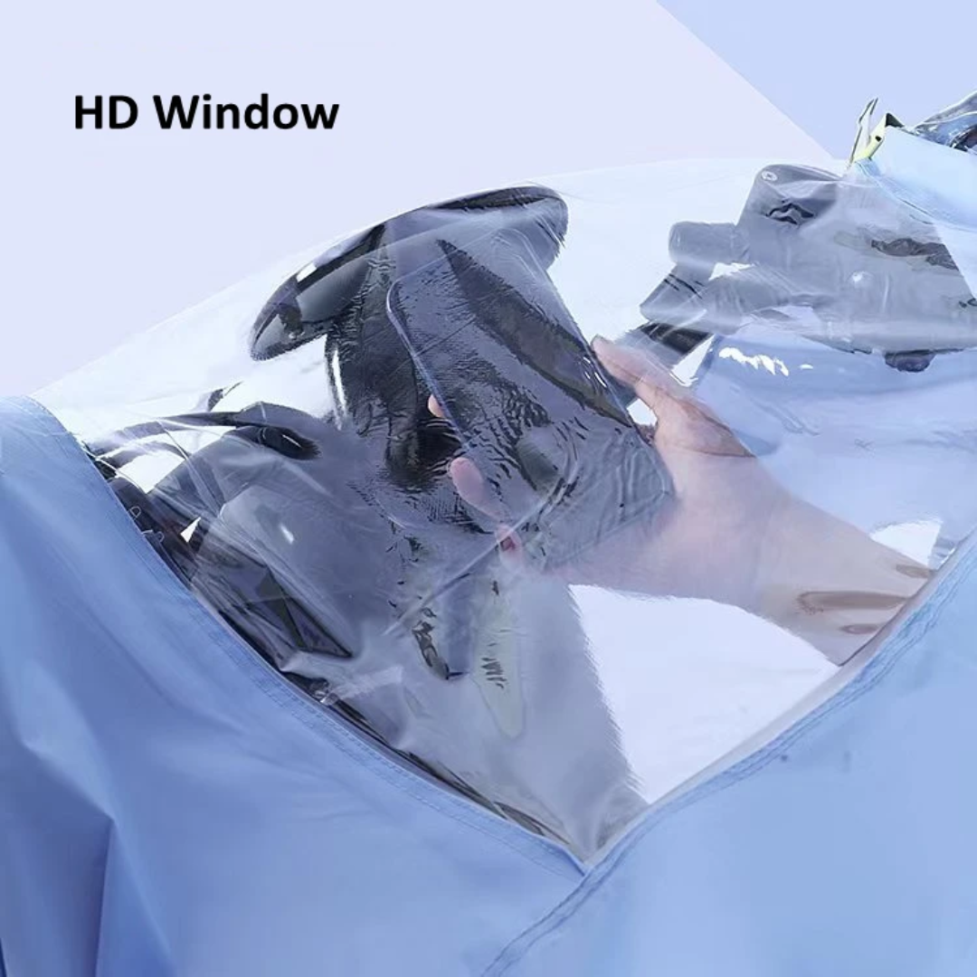 Waterproof Motorcycle Rain Poncho 5XL full cover