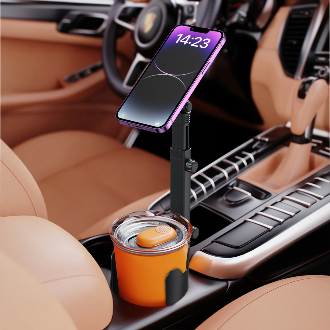 360° rotating car cup phone magnetic stand